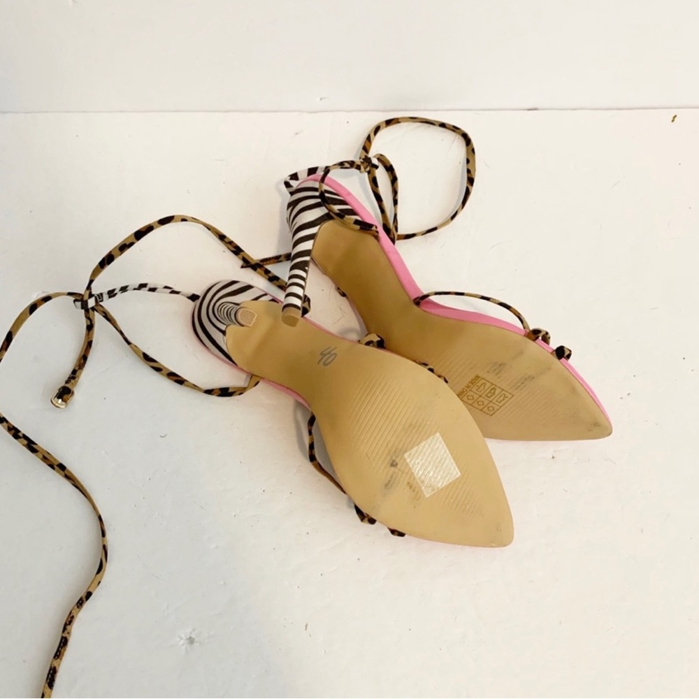 New Without Box Ego Pointed Toe Lace Up Heels - image 4